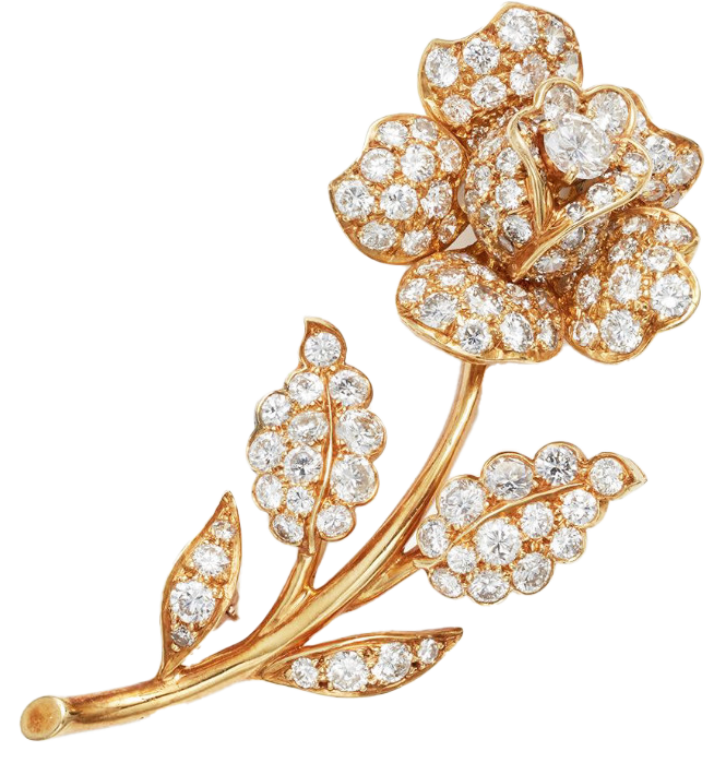 Mid Century 14ct 14k Yellow & Rose Gold Knot Brooch. - Addy's Vintage