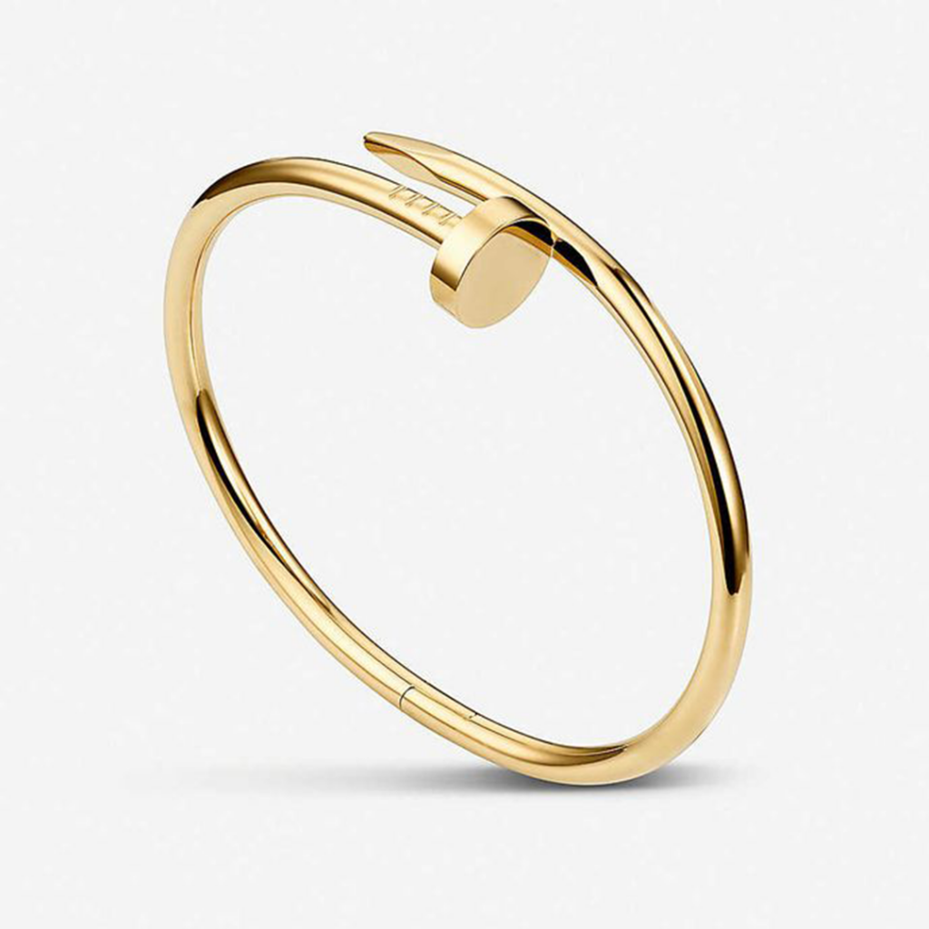 Gold bracelet from the Juste Un Clou (Nail) collection.
