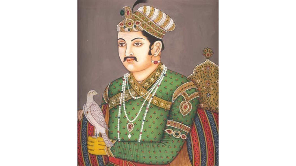 Akbar the Great, public domain, WikiCommons.